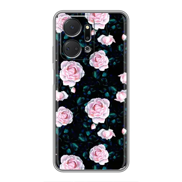 Чехол с рисунком «Чайные розы» для Huawei Honor X7a Чехол с рисунком «Чайные розы» для Huawei Honor X7a