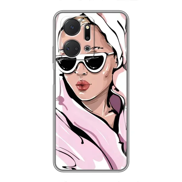 Чехол с рисунком «Девушка в халате» для Huawei Honor X7a Чехол с рисунком «Девушка в халате» для Huawei Honor X7a