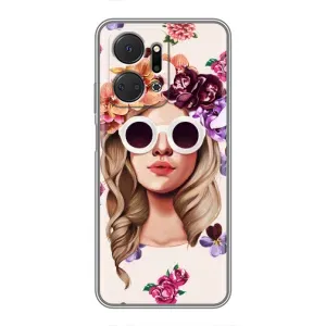 Чохол з картинкою Модні Дівчата Huawei Honor X7a (Дівчина в окулярах)