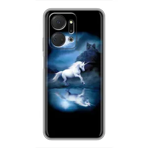 Чехол Unicorn на Huawei Honor X7a (Единорог)