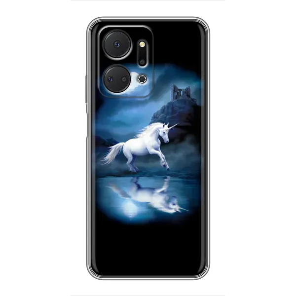 Чехол с рисунком «Единорог» для Huawei Honor X7a Чехол с рисунком «Единорог» для Huawei Honor X7a