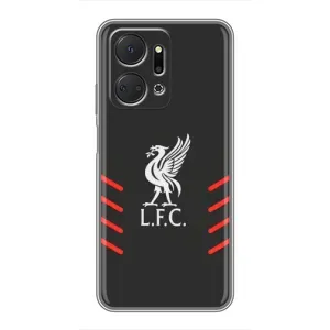 Силиконовые Чехлы принт Футбол на Huawei Honor X7a (Эмблема Liverpool)