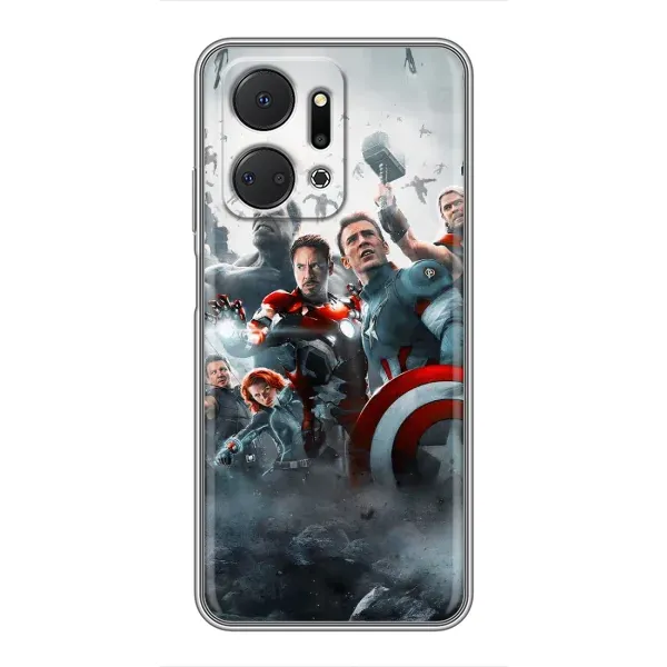 Чехол с рисунком «Команда марвел» для Huawei Honor X7a