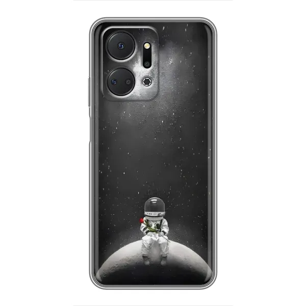Чехол с рисунком «Космонавт романтик» для Huawei Honor X7a Чехол с рисунком «Космонавт романтик» для Huawei Honor X7a