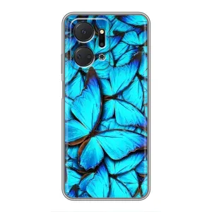 Силіконовий бампер з картинкою звірів для Huawei Honor X7a (Крила метеликів)