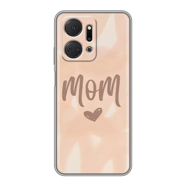 Чехол с рисунком «Love mom» для Huawei Honor X7a Чехол с рисунком «Love mom» для Huawei Honor X7a