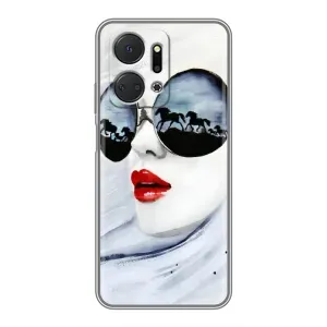 Чохол з картинкою Модні Дівчата Huawei Honor X7a (Любителька коней)