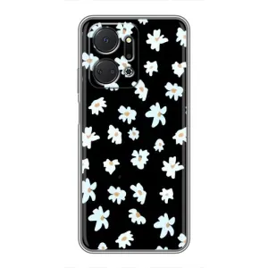 Чехол с ромашками на Huawei Honor X7a (Маленькие ромашки)