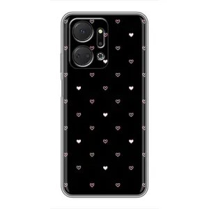 Чехлы с тематикой "Маленькие Сердечки" на Huawei Honor X7a (Маленькие сердечки)