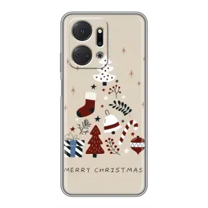 Чохол Санта Клаус для Huawei Honor X7a (Merry Christmas)
