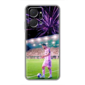 Чехлы Лео Месси в Майами на Huawei Honor X7a (Месси в Майами)