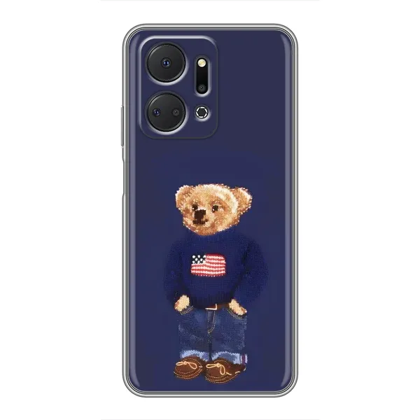 Чехол с рисунком «Мишка USA» для Huawei Honor X7a Чехол с рисунком «Мишка USA» для Huawei Honor X7a