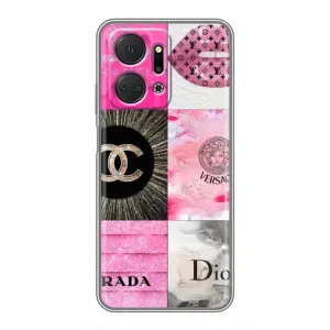 Чехол (Dior, Prada, YSL, Chanel) для Huawei Honor X7a (Модница)