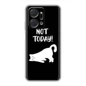 Бампер з зображенням Котиків для Хуавей Хонор X7a (Not Today)