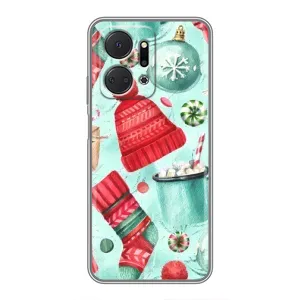 Чохол Санта Клаус для Huawei Honor X7a (Одяг)