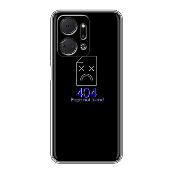 Чехол с рисунком «Ошибка 404» для Huawei Honor X7a Чехол с рисунком «Ошибка 404» для Huawei Honor X7a