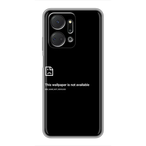 Чехол с рисунком «Ошибка» для Huawei Honor X7a Чехол с рисунком «Ошибка» для Huawei Honor X7a