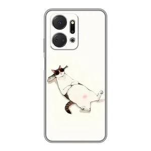 Чохол на тематику: Коти для Huawei Honor X7a (Відпочинок)