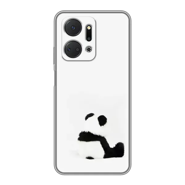 Чехол с рисунком «Панда обиделся» для Huawei Honor X7a