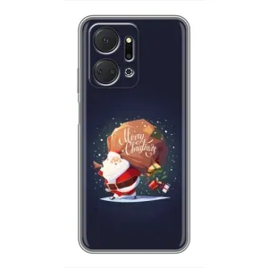 Чохол Санта Клаус для Huawei Honor X7a (Подарунки від Санти)