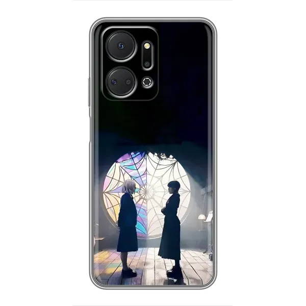 Чехол с рисунком «Уэнсдей и Энди» для Huawei Honor X7a Чехол с рисунком «Уэнсдей и Энди» для Huawei Honor X7a