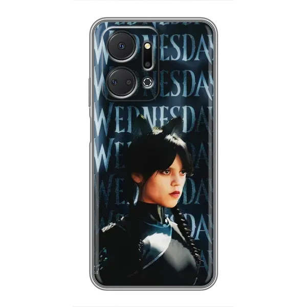 Чехол с рисунком «Уэнздей с ушками» для Huawei Honor X7a Чехол с рисунком «Уэнздей с ушками» для Huawei Honor X7a
