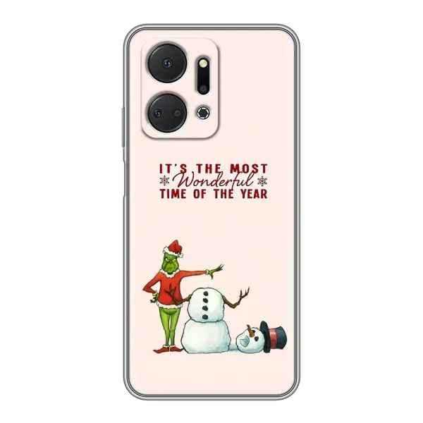 Чехол с рисунком «Злой Гринч» для Huawei Honor X7a Чехол с рисунком «Злой Гринч» для Huawei Honor X7a