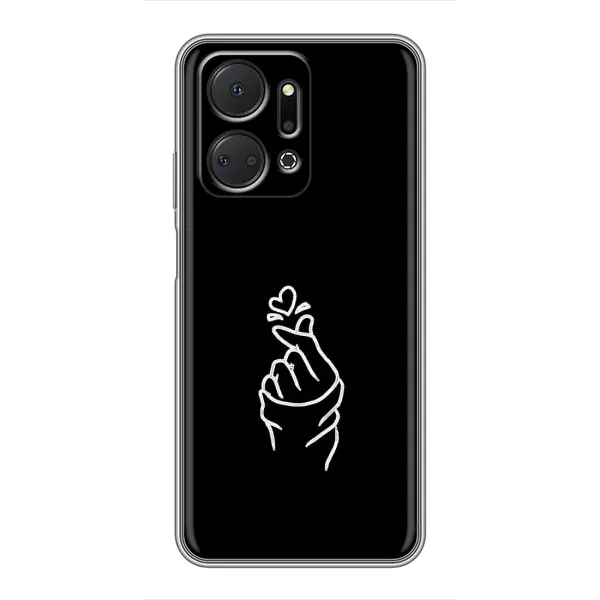 Чехол с рисунком «Знак Сердечка» для Huawei Honor X7a
