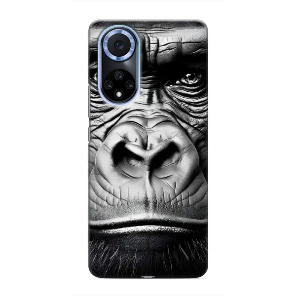 Чехол с рисунком «Черная обезьяна» для Huawei Honor X7b Чехол с рисунком «Черная обезьяна» для Huawei Honor X7b