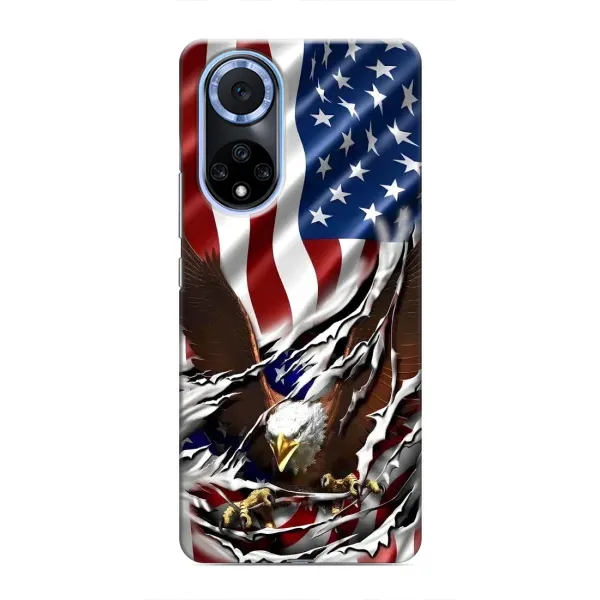 Чехол с рисунком «Флаг USA» для Huawei Honor X7b Чехол с рисунком «Флаг USA» для Huawei Honor X7b