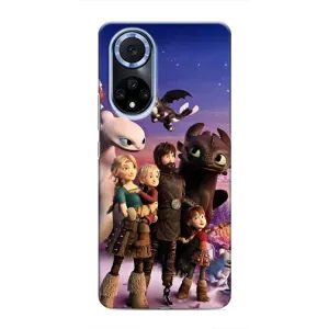 Чехол дракон Беззубик для Huawei Honor X7b (Герои дракона)