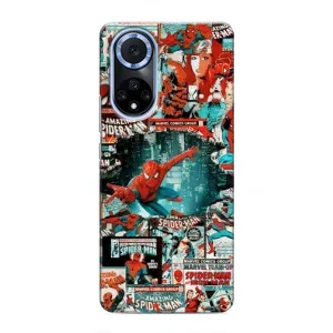 Чехол Супергерой Человека Паука на Huawei Honor X7b (Комиксы Человек Паук)