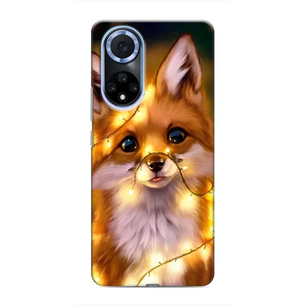 Чехол с рисунком «Новогодний лисенок» для Huawei Honor X7b