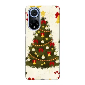 Чехол Новогодняя Елка на Huawei Honor X7b (Новогодний принт)