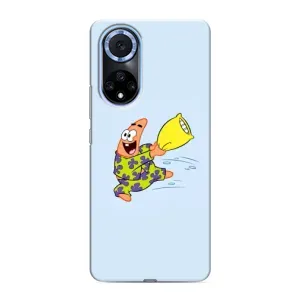 Чехлы с Патриком на Huawei Honor X7b (Патрик с подушкой)