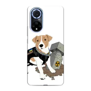 Чехол с принтом Собаки Патрон для Huawei Honor X7b (Пёс Патрон с ракетой)