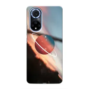 Чохол (ТПУ) з планетами на Huawei Honor X7b (Сатурн)