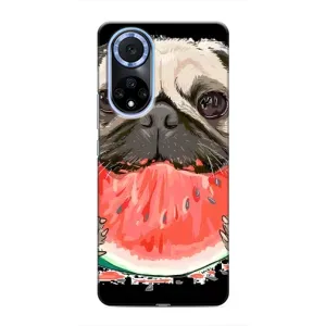 Чехол (ТПУ) Милые собачки для Huawei Honor X7b (Смешной Мопс)
