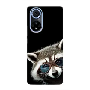 Силиконовый Чехол с Енотами на Huawei Honor X7b (Стильный Енот)
