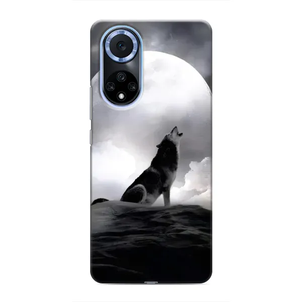 Чехол с рисунком «Волк и луна» для Huawei Honor X7b Чехол с рисунком «Волк и луна» для Huawei Honor X7b