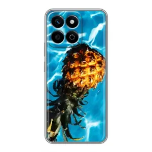 Чехол с изображением вкусной еды для Huawei Honor X7c (Ананас)
