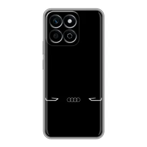 Силіконовий бампер з картинкою машини на Huawei Honor X7c (Сілует Audi)