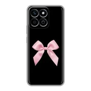 Чехол банты для Huawei Honor X7c (Бант на черном)