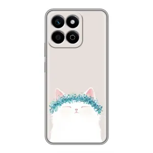 Чохол на тематику: Коти для Huawei Honor X7c (Білий котик)