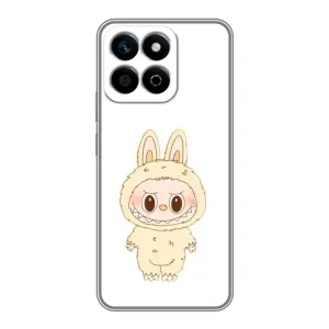 Чохол з принтом Лабубу для Huawei Honor X7c (Бежевий Лабубу)