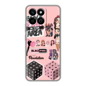Чохли з картинкою для Huawei Honor X7c (BLACK PINK колаж)
