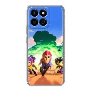 Силиконовый Чехол на Huawei Honor X7c с картинкой Brawl Stars (Бравел Старс)