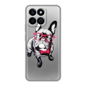 Чохол (ТПУ) Милі песики для Huawei Honor X7c (Бульдог в окулярах)