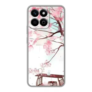 Чехол с принтом САКУРЫ на Huawei Honor X7c (Чайная церемония)