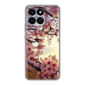 Чехол с принтом САКУРЫ на Huawei Honor X7c (Цветущая сакура)